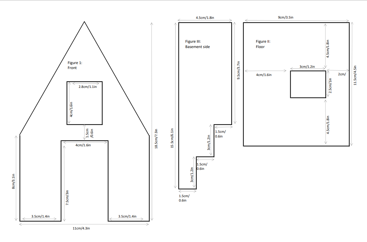 Coping House Pattern Halloween House